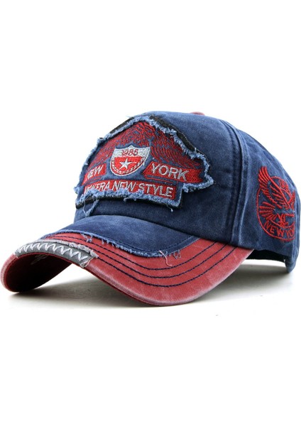 Mavi Pamuk Fasion Eğlence Beyzbol Şapkası Şapka Erkekler Içın Snapback Şapka Casquette Kadın Kap Kemik Gorras Homme Aksesuarları (Yurt Dışından)