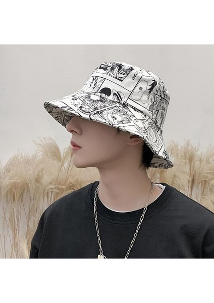 Beyaz Unisex Pamuk Kova Şapka Kadın Kış Eş Koruyucu Panama Şapka Erkekler Saf Renk Sunbonnet Fedoras Açık Balıkçı Şapka Plaj Kap (Yurt Dışından) modelleri