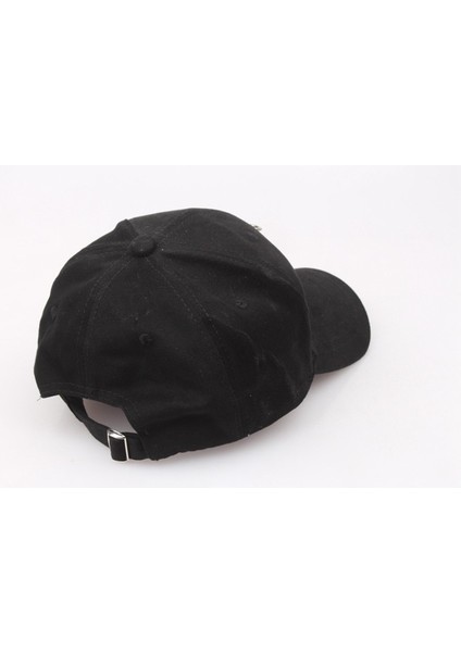 Siyah Hip Hop Kadın Beyzbol Şapkası Halka Daire Snapback Şapkalar Erkekler Kadınlar Içın Unisex Baba Şapkası Ayarlanabilir Kpop Kore Tarzı Gorra (Yurt Dışından)