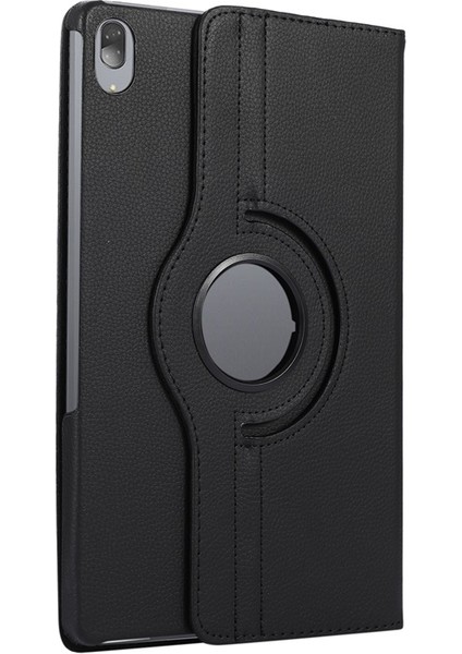 Lenovo P11 Pro Uyumlu 360 Rotating Stand Suni Deri Kılıf
