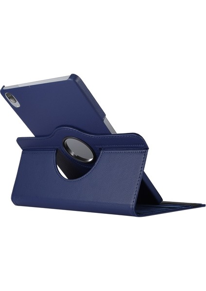 Lenovo P11 Pro Uyumlu 360 Rotating Stand Suni Deri Kılıf