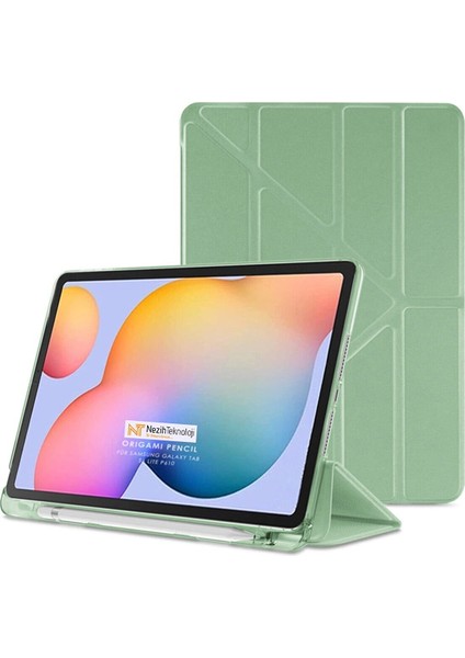 Xiaomi Mi Pad 5 / 5 Pro Uyumlu Origami Kalem Bölmeli Pu Deri Arkası Yumuşak Silikon Kılıf