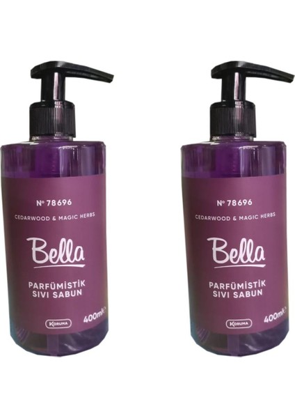 No 78696 Cedarwood &magic Herbs Bella Parfümistik Sıvı Sabun 400 ml 2 Adet