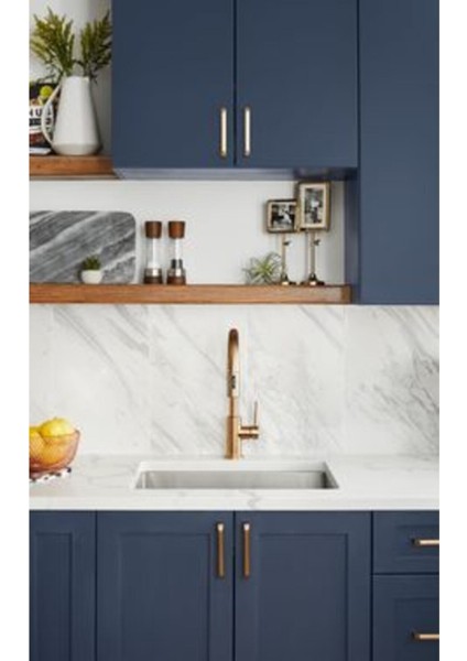 Duvar Rafı 120 x 20 cm cm 40MM Kalınlık (Açık Ceviz)