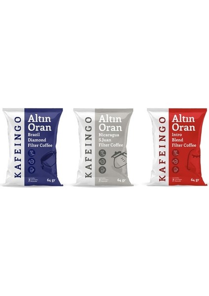 Altın Oran Filtre Kahve 6'lı Set