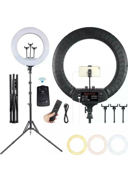 LED 5500KW 18INCH Makyaj Çekimleri Makeup Ring Light