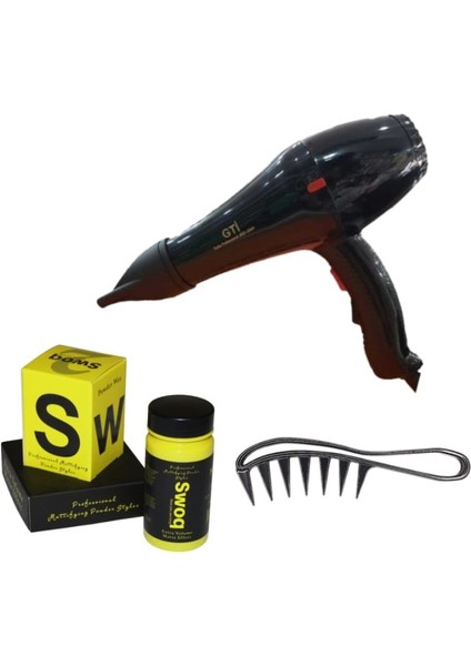 Gtı GTI14 Saç Kurutma Makinesi + Toz Wax + Wax Şekil Tarağı