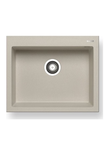Pyragranite Istros Eviye 61X50CM 1b Ivory