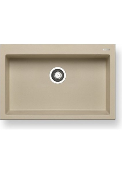 Pyragranite Istros Eviye 76X50CM 1b Ivory