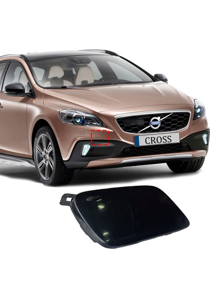 Volvo V40 Cross Country Ön Tampon Çeki Demir Kapağı