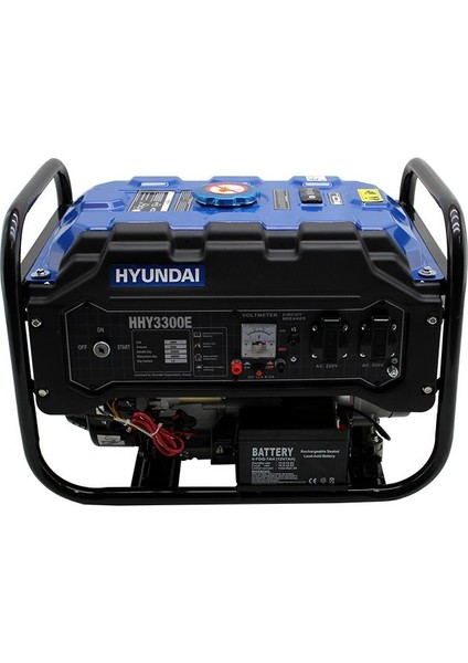 HHY3300E Benzinli Marşlı Jeneratör 2.8 Kw