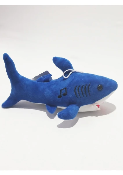 Top Rock Store Baby Shark Şarkı Söyleyen 30 cm Peluş Oyuncak Köpekbalığı