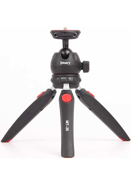 Mt-35 Tripod 360 Derece Oynar Başlıklı Çok Yönlü Kısa Telefon Sabitleyici