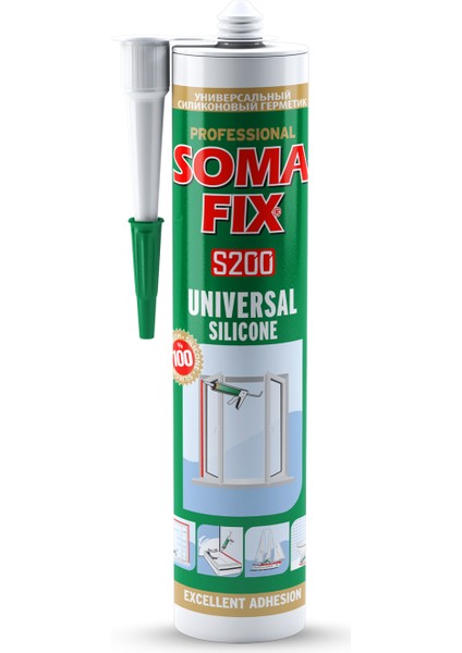 Üniversal Şeffaf Silikon - S200 Şeffaf