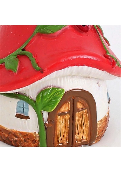 3 Boyutlu 39mm Şirinler Mantar Ev Uğur Böceği Sarmaşık Silikon Kalıp K-258, Taş Tozu Alçı Mum Kalıbı modelleri