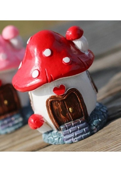 Mantar Ev Kalp 5cm Silikon Kalıp K-259