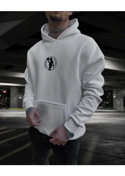 Kapüşonlu 4 Iplik Çok Kalın Tam Kışlık Celtıcs Sırt Baskılı Oversize Erkek Trend Sweatshirt fiyatları