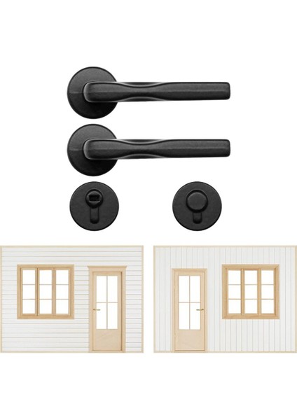 Minyatür 1: 6 Metal Kapı Kolu Kilidi Mobilya Aksesuarları (Yurt Dışından) fiyatları