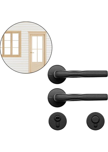 Minyatür 1: 6 Metal Kapı Kolu Kilidi Mobilya Aksesuarları (Yurt Dışından) fırsatları
