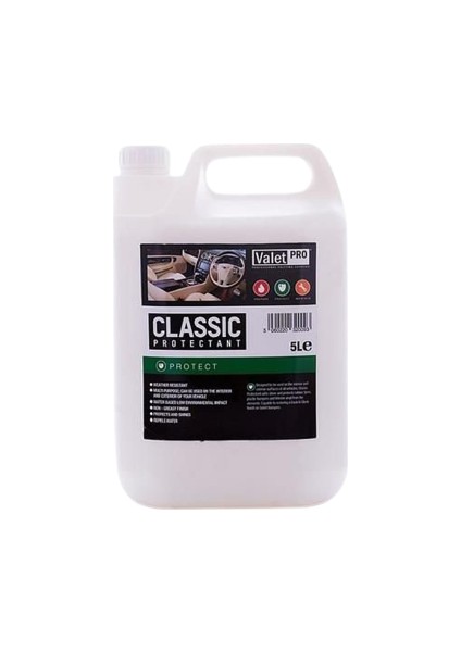 Classic Protectant Plastik Vinil Parlatıcı 5 Litre