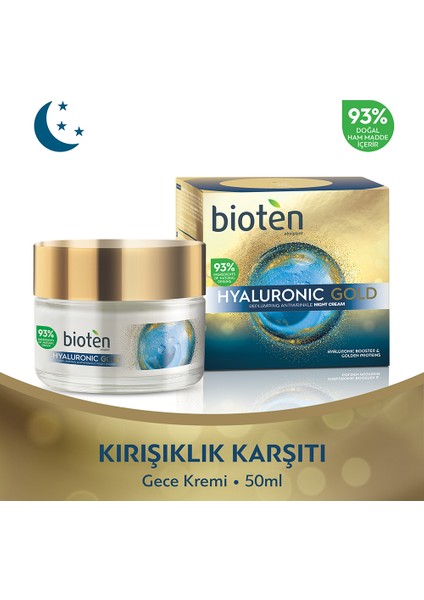 Hyaluronic Gold Gece Kremi 50 ml