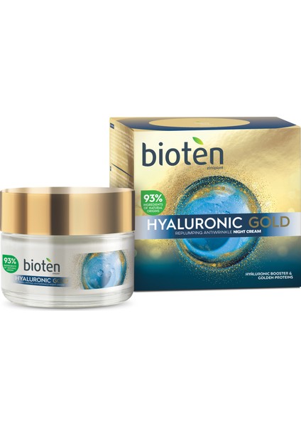 Hyaluronic Gold Gece Kremi 50 ml