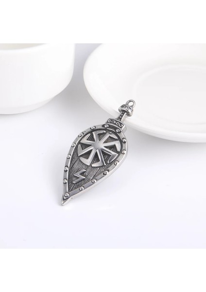 TS001414 - 316 L Viking (6 Mm) Paslanmaz Çelik Erkek Kolye fırsatları