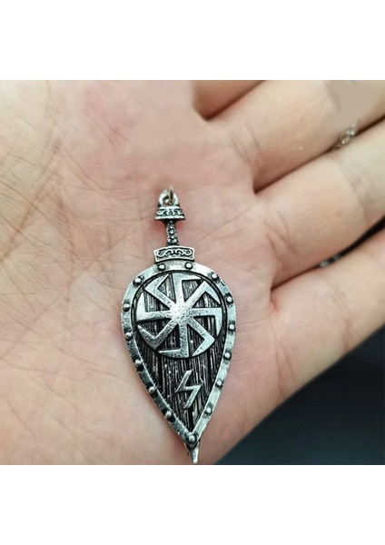 TS001414 - 316 L Viking (6 Mm) Paslanmaz Çelik Erkek Kolye indirimleri