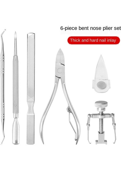 Paslanmaz Çelik Tırnak Makası Tırnak Makası Çok Işlevli Lik Araçları Tırnak Düzeltme Pedikür Manikür Kiti