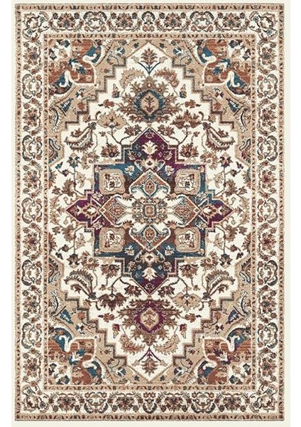 Yöresel Kilim 3D Desenli Dijital Baskılı Lastikli Halı Örtüsü