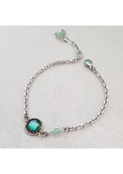 TS000118 - Aventurin Kadın Burç Taşı (Ikizler) Kadın Bileklik fiyatları