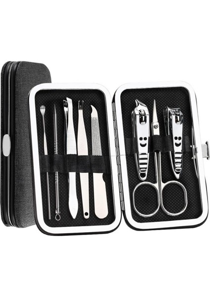 8 Parça Set Tırnak Bakımı Tırnak Makası Paslanmaz Çelik Tırnak Kesici Makası Manikür Lik Aracı Tırnak Kesici Pedikür Parmak Ayak indirimleri