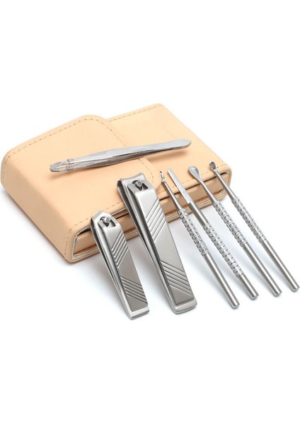 Paslanmaz Çelik Manikür Seti Tırnak Makası Profesyonel Pedikür Pensesi Düzeltme Aracı ile Batık Tırnak Makası Kitleri