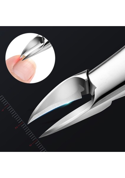 Ayak Tırnakları Pedikür Ayak Tırnak Bakımı Araçları Keskin Stong Kalın Batık Anti Sıçrama Paslanmaz Çelik Tırnak Makası fırsatları