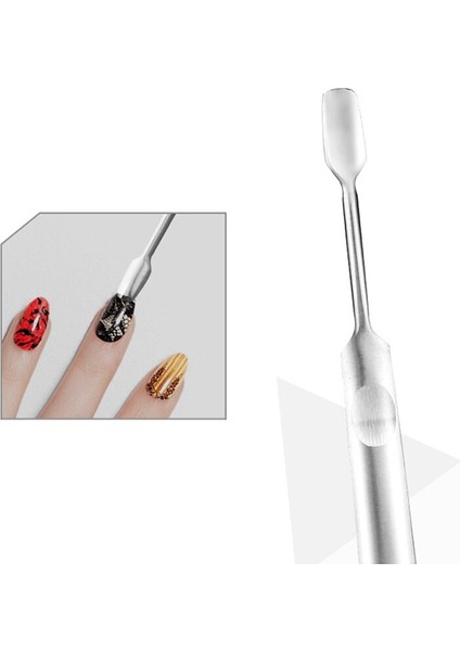 5 Adet/grup Nail Art Manikür Alet Seti ve Kitleri Paslanmaz Çelik Tırnak Eti Kaşık Itici Pense Giyotin Tırnak Makası Kesici Itici indirimleri