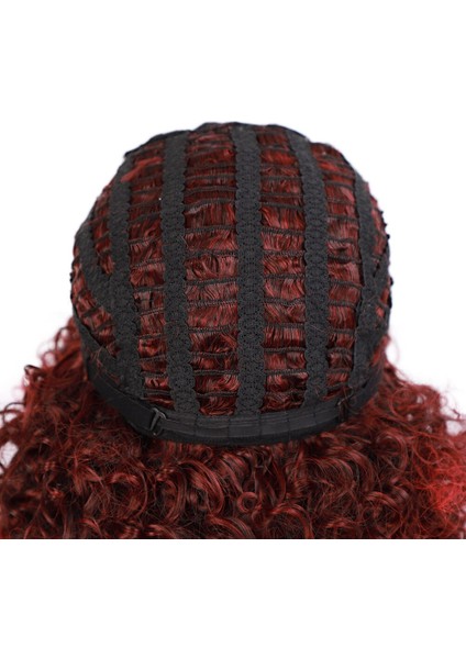 Siyah Kadınlar Içın Kafa Bandı Sentetik Peruk Afro Kinky Kıvırcık Peruk Kısa Kabarık Siyah Peruk Lük Kullanım Içın Isıya Dayanıklı Saç(Yurt Dışından) indirimleri