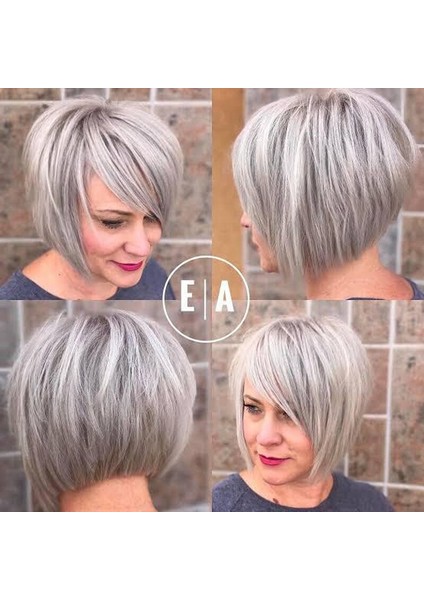 Kadınlar Içın Saç Peruk Parti Sentetik Bob Peruk Kısa Düz Doğal Cosplay Moda Kadın Isıya Dayanıklı Peruk indirimleri