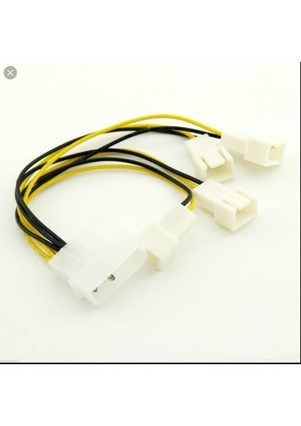 Asian Tech Store Molex To 3 Pin Fan Çoklayıcı 4 Lü