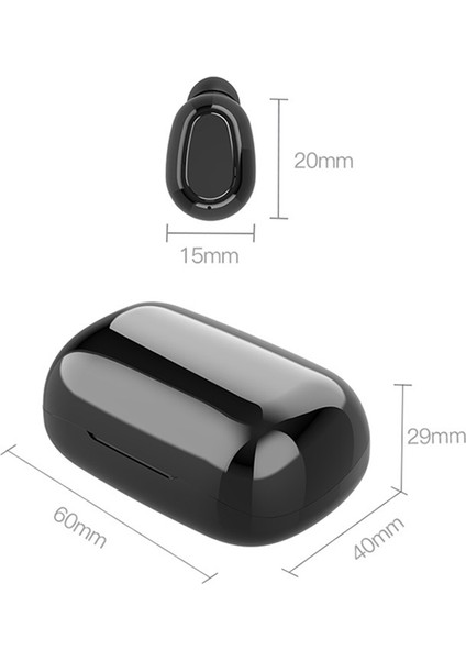 L21PRO Bluetooth Kulaklık 5.0 Şarj Bölmeli Gerçek Stereo (Yurt Dışından)