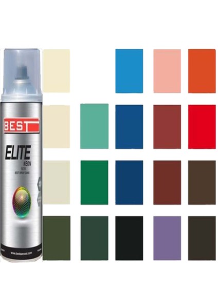 Sprey Boya Elite Ral Mat Beyaz Ral (9010) 400 ml