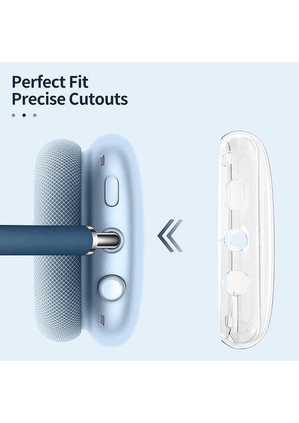 Tianyeda Airpods Max Kulaklıklar Için Tpu Kılıf Kapağı (Yurt Dışından)