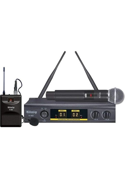 K-402 1 El 1 Yaka Mikrofonu