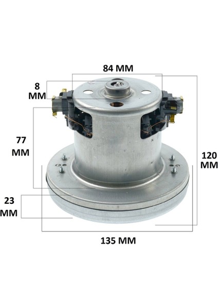 Rowenta Artec 2 Elektrikli Süpürge Motoru 1400 W