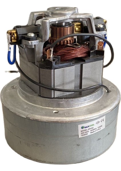 Taski Uyumlu Dorsalino Elektrikli Süpürge Motoru Çift Fan 1200 W