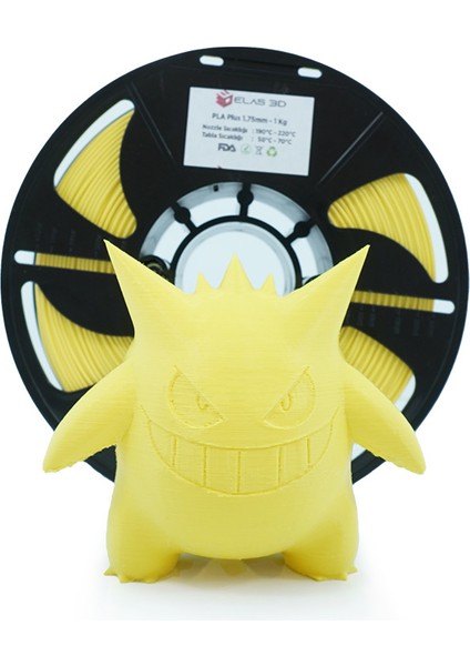 Pla Plus Filament 1.75 mm 1 kg Sarı