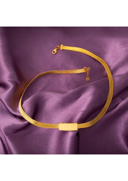 Taşsız Trabzon Hasır 14 Ayar Altın Gerdanlık modelleri