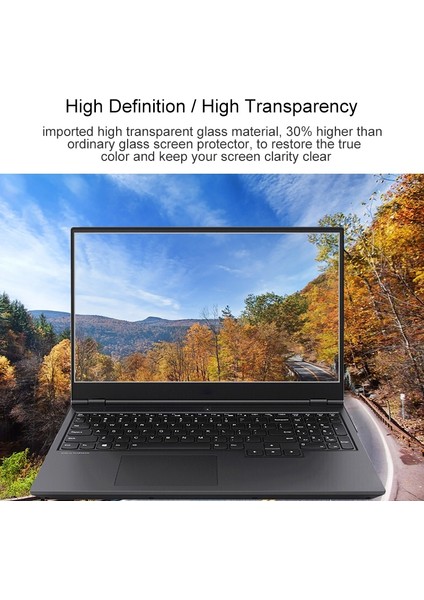 puluz Lenovo R7000P 2021 15.6 Inç Için Ekran Temperli Cam Filmi Şeffaf (Yurt Dışından)