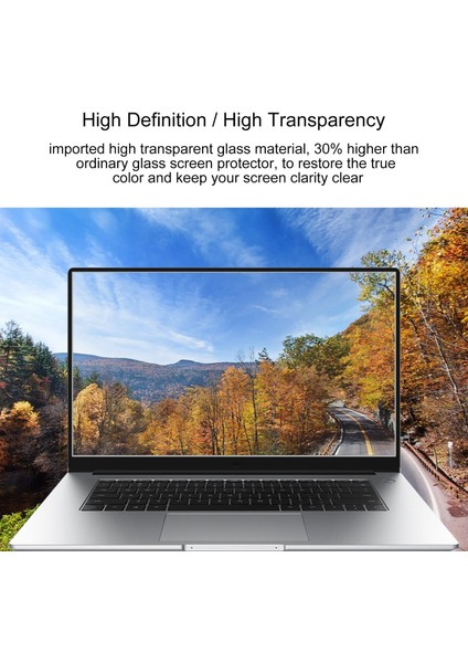 puluz Huawei Matebook D 14 14 Inç Için Laptop Ekran Filmi Şeffaf (Yurt Dışından)