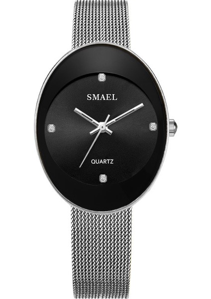Gümüş Smail Smael Izle Basit Moda Eğlence Ben Eğlence Çelik Kemer Örgü Kemer Su Geçırmez Erkek Kuvars Izle (Yurt Dışından)