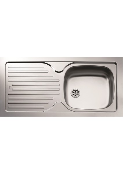 Infant Ob Paslanmaz Çelik Tek Gözlü Sol Damlalıklı Eviye (TEKA.40109721)